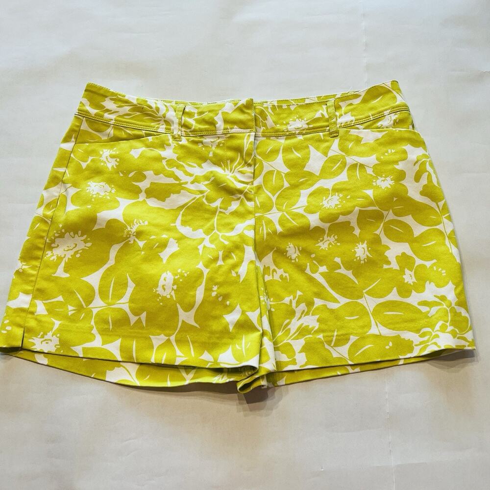 The Limited Yellow & White Floral Bermuda Shorts